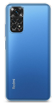 Чехол силиконовый для Xiaomi Redmi Note 11 Global/ Note 11S Global, X-CASE, прозрачный