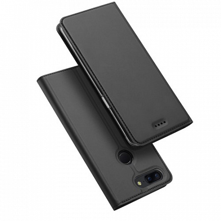 Чехол-книжка для OnePlus 5, DU DU, боковой, серый