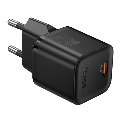 Сетевое зарядное устройство, 1 PD 35W (N66), HOCO, цвет черный