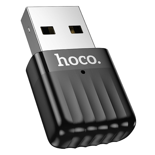 USB адаптер Wi-Fi5 двухдиапазонный (USB2.0 2.4ГГц до 650Мбит/с), HI33, HOCO, черный