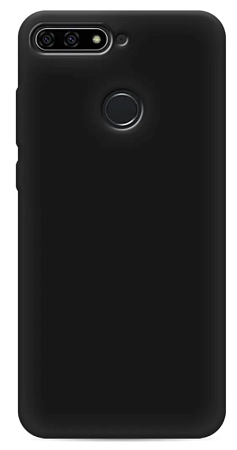 Чехол силиконовый для Honor 7C Pro/Nova 2 Lite/Y7 Prime 2018/Y7-2018, good quality, черный