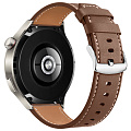 Ремешок на руку универсальный для умных часов 20мм, HOCO, WH10, кожаный, коричневый
