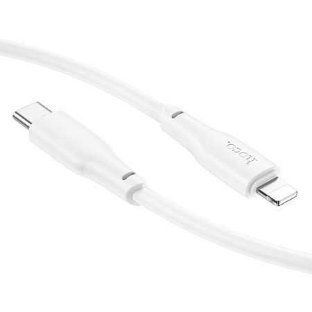 Кабель Lightning to Type-C (PD), HOCO, X93, 2м, 20W, белый