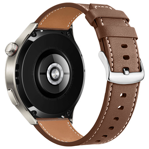 Ремешок на руку универсальный для умных часов 20мм, HOCO, WH10, кожаный, коричневый