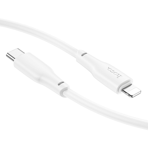 Кабель Lightning to Type-C (PD), HOCO, X93, 2м, 20W, белый