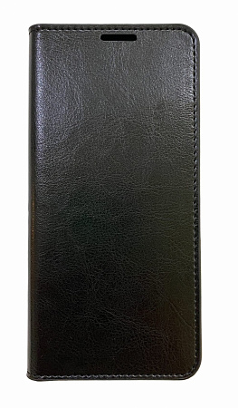 Чехол-книжка для iPhone 12/12 Pro (6.1), боковой, экокожа, черный