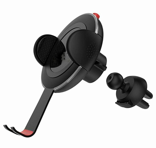 Держатель автомобильный в воздуховод S5 с беспроводной зарядкой