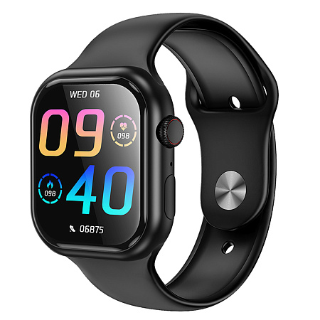 Умные часы Y23 Smart watch Hoco с поддержкой звонков, черные