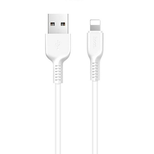 USB дата кабель Lightning, HOCO, X20, 1м, белый