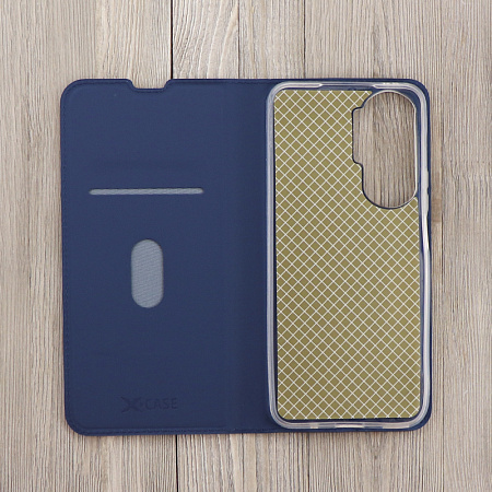Чехол-книжка для Huawei Honor X50i 5G/90 LITE, X-CASE, боковой, синий