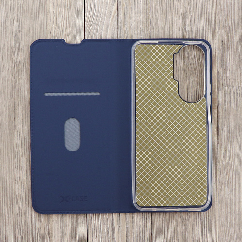Чехол-книжка для Huawei Honor X50i 5G/90 LITE, X-CASE, боковой, синий