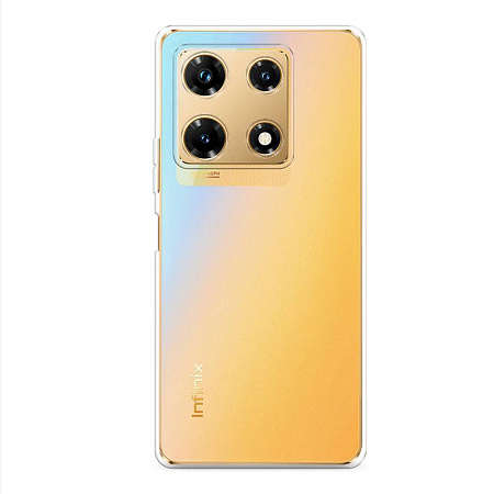 Чехол силиконовый для Infinix Note 30 Pro (4G), с защитой камеры, X-CASE, прозрачный