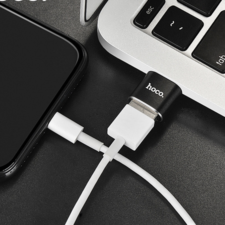 Переходник OTG Type-C на USB, UA5, HOCO