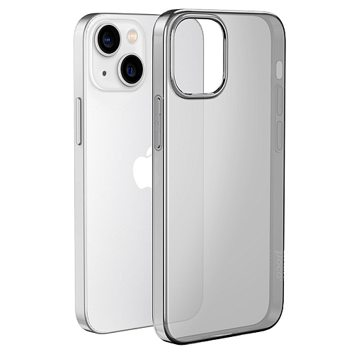 Чехол силиконовый для iPhone 15 Plus, Light series TPU, HOCO, черный