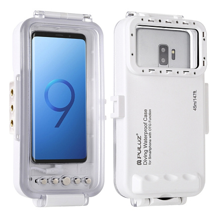 Чехол для дайвинга для IPhone 16, 16E, 16 Pro, 15, 15 Pro и Android с разъемом Type-C, 45 м погружение, PULUZ