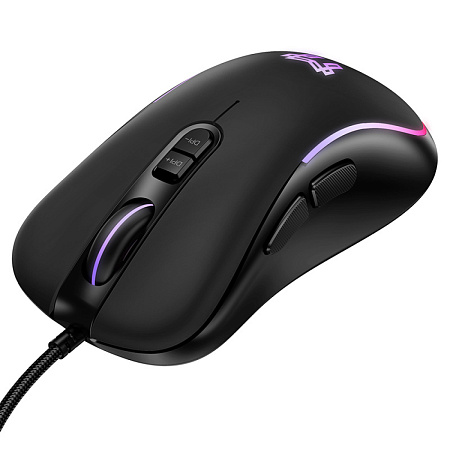 Проводная мышь игровая, GM601, HOCO, вес 115 г, черный