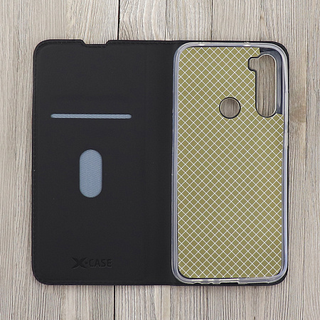 Чехол-книжка для Xiaomi Redmi Note 8T, X-CASE, боковой, черный