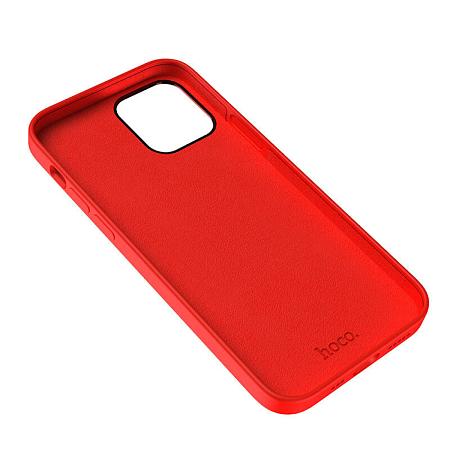 Чехол силиконовый для iPhone 13 (6.1), Pure series, HOCO, красный