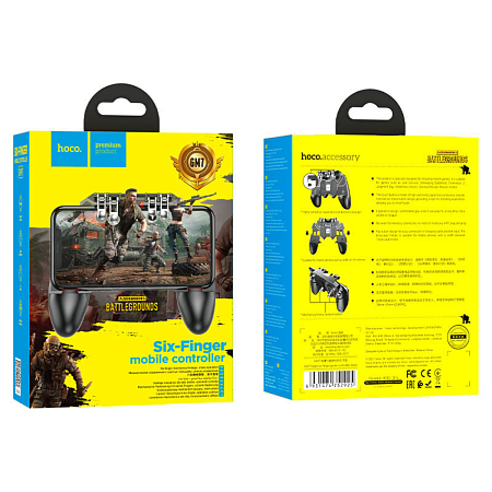 Игровой держатель для телефона, GM7, HOCO, черный