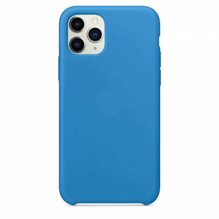 Чехол-накладка для iPhone 11 Pro, Silicon Case, синий