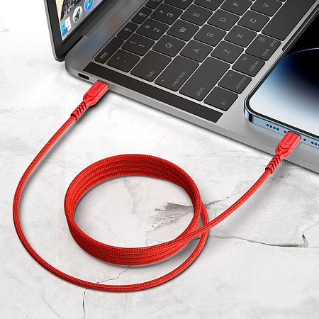 USB Кабель Micro, HOCO, X59, красный