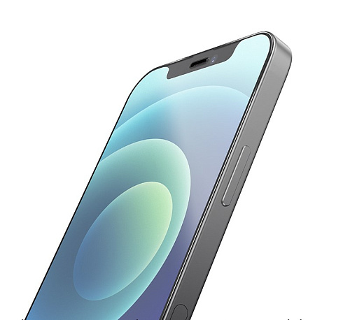 Защитное стекло на iPhone 12 mini (5.4) A28, HOCO, Full screen matte super clear anti-fingerprint, черное