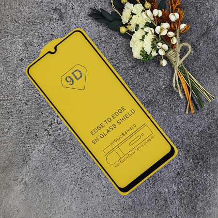 Защитное стекло на Xiaomi Redmi A3/Poco C61, 9D, черное, X-CASE
