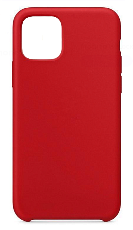 Чехол - накладка для iPhone 12 Pro Max, Silicon Case, красный