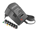 Блок питания 3V/4.5V/6V/7.5V/9V/12V, 3A, 30W, универсальный регулируемый с адаптерами