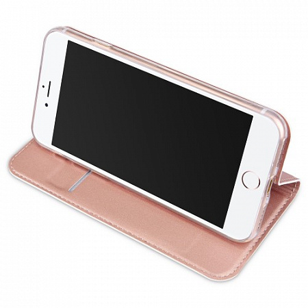 Чехол-книжка для iPhone 7/8/SE (2020), DU DU, боковой, розовый