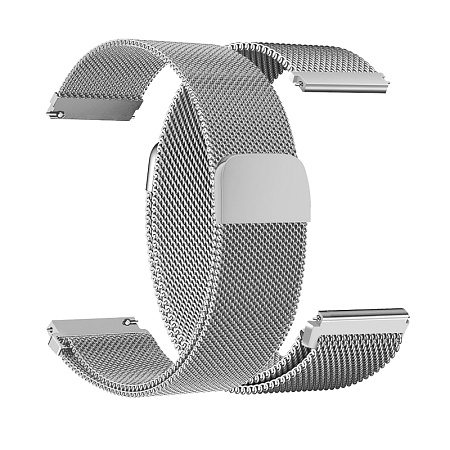 Ремешок на руку универсальный для умных часов 22мм, HOCO, WH02, Milanese loop, серый