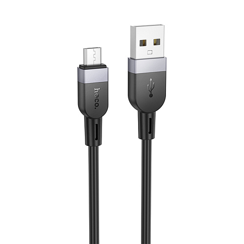 USB Кабель Micro, HOCO, X109, силиконовый, 2м, черный