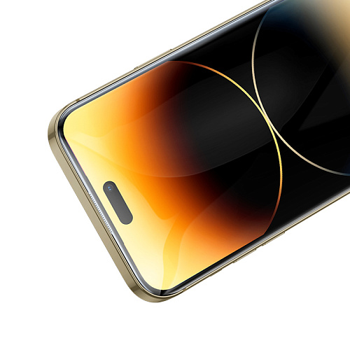 Защитное стекло для iPhone 14 Pro Max, A777, HOCO, HD, черное