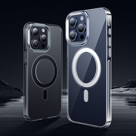 Чехол для iPhone 15 Pro, PC, Магнитный (MagSafe), AS3, HOCO, черный