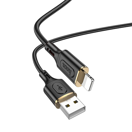 USB дата кабель Lightning, HOCO, X95, 1M, черный