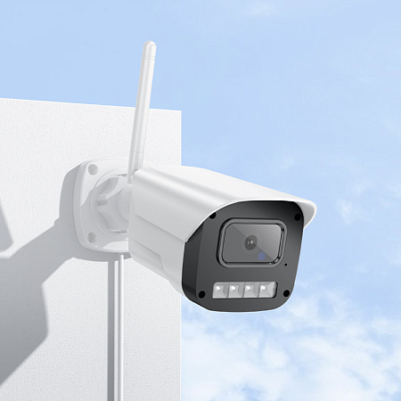 Wi-fi камера D4 HD уличная, Носо, разрешение Full HD 1920*1080, белый