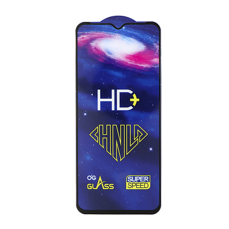 Защитное стекло на Honor X6b, HD, прозрачное с черной рамкой, X-CASE