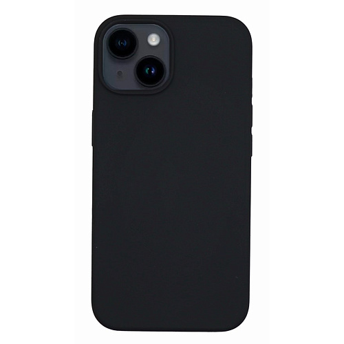 Чехол-накладка для iPhone 14, Silicon Case, без лого, угольно-серый