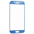 Защитное стекло на Samsung J530F, Galaxy J5 (2017),  Silk Screen 2.5D, синий, X-CASE