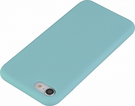 Чехол-накладка для iPhone 7/8/SE (2020), Silicon Case, бирюзовый
