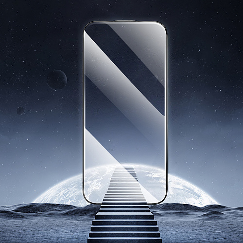 Защитное стекло для iPhone 17 Air, G14, HOCO, Guardian shield series full-screen HD tempered glass, черное