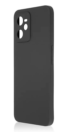 Чехол силиконовый для Realme C35/Narzo 50i Prime, с защитой камеры, X-CASE, черный