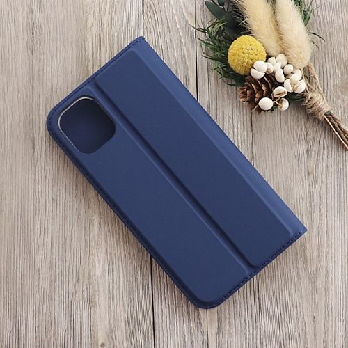 Чехол-книжка для iPhone 11, X-CASE, боковой, синий