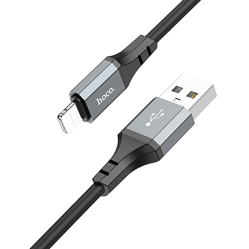 USB дата кабель Lightning, HOCO, X92, 3M, силиконовый, черный