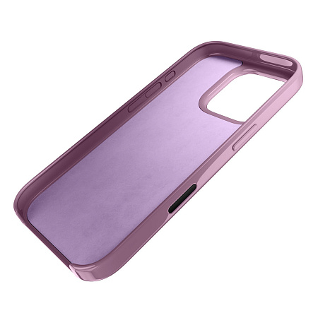 Чехол-накладка для iPhone 16 Pro, глянцевый, магнитный (MagSafe), без лого, X-CASE, фиолетовый