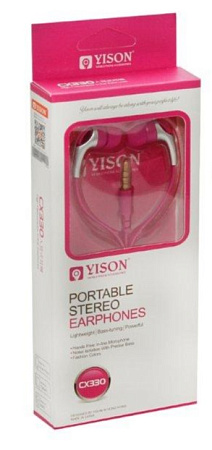 Наушники Yison CX330, розовые