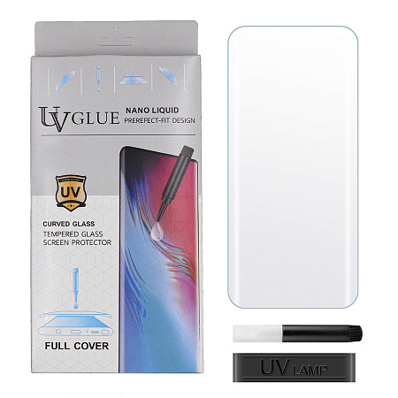 Защитное стекло на Honor 50/Huawei Nova 9/Nova 8, ультрафиолет, прозрачное, X-CASE