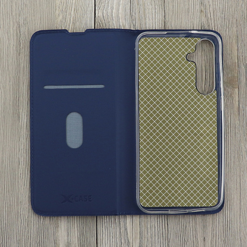 Чехол-книжка для Samsung Galaxy S24, X-CASE, боковой, синий