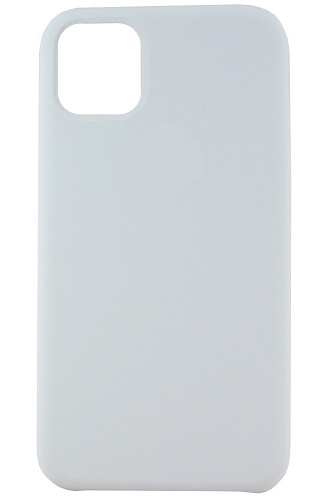 Чехол - накладка для iPhone 12/12 Pro (6.1), Silicon Case, светло-серый