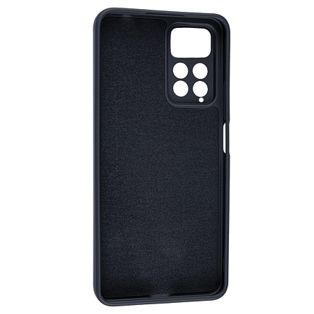 Чехол силиконовый для Xiaomi Redmi Note 11 Pro (4G) Global/Note 11E Pro, c защитой камеры, X-CASE, черный